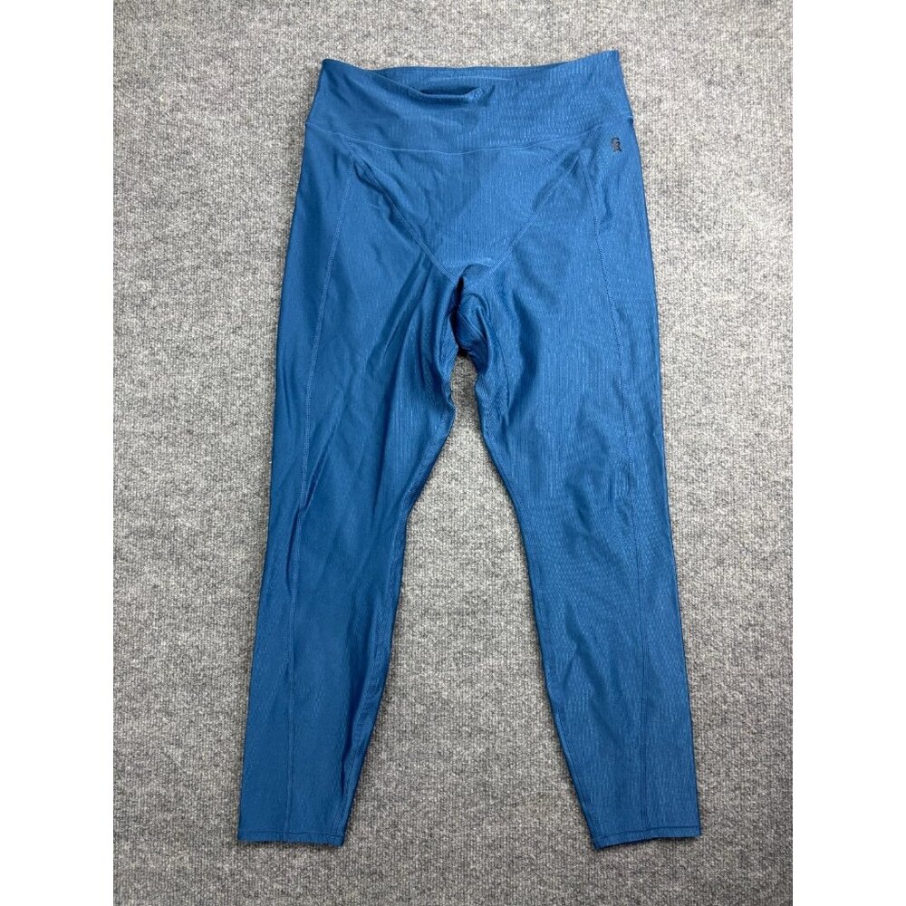Good American Leggings‎ Women's 5 Blue High Rise Ankle Athletic Yoga Pant